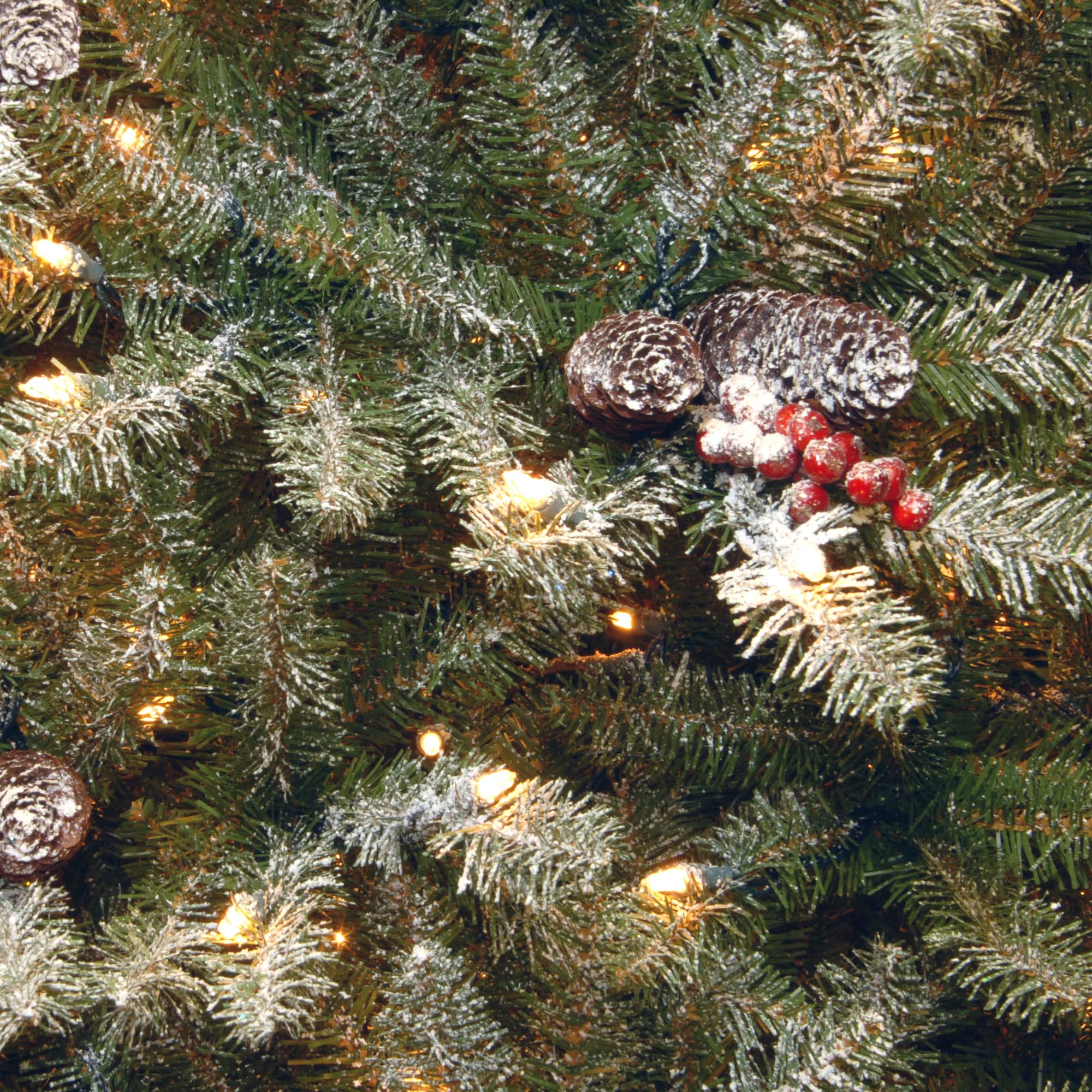 7ft. Pre-Lit Dunhill® Fir Artificial Christmas Tree, Clear Lights